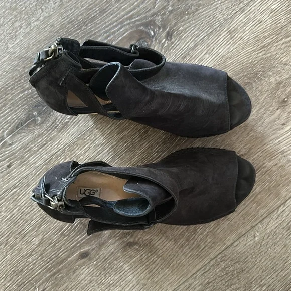 Suede UGG wedges - Picture 4 of 5